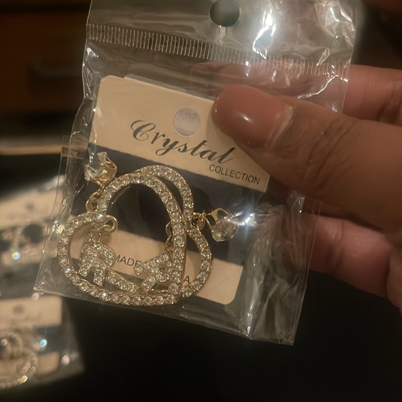 Initial Earring - Picture 4 of 6